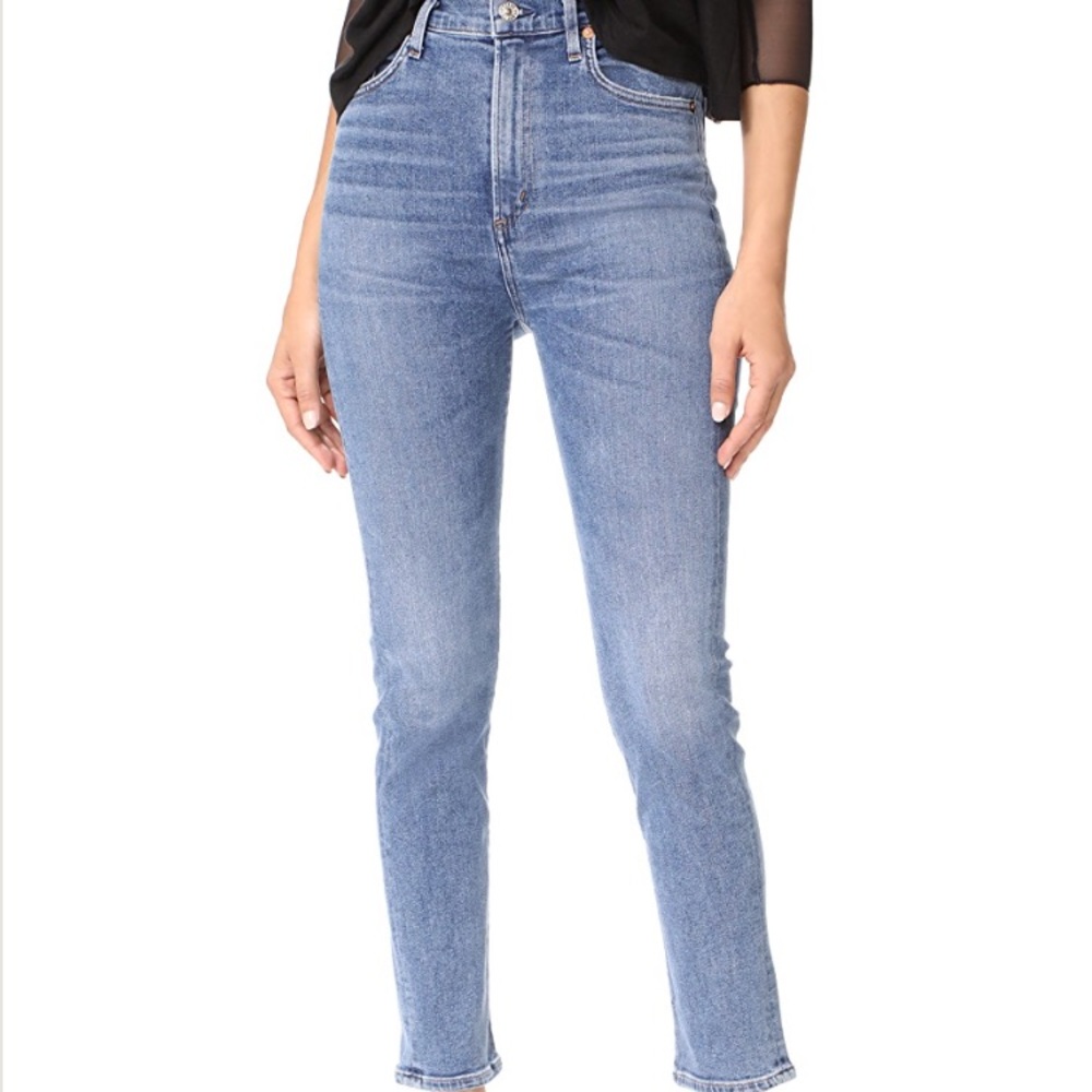 AGOLDE Ruby High Rise Crop Jeans